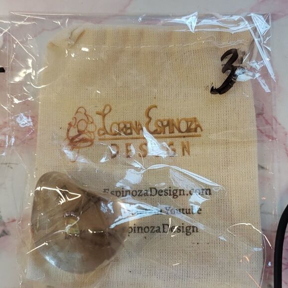 Smoky Quartz Tumble stone  sealed in package not touched - Picture 3 of 6